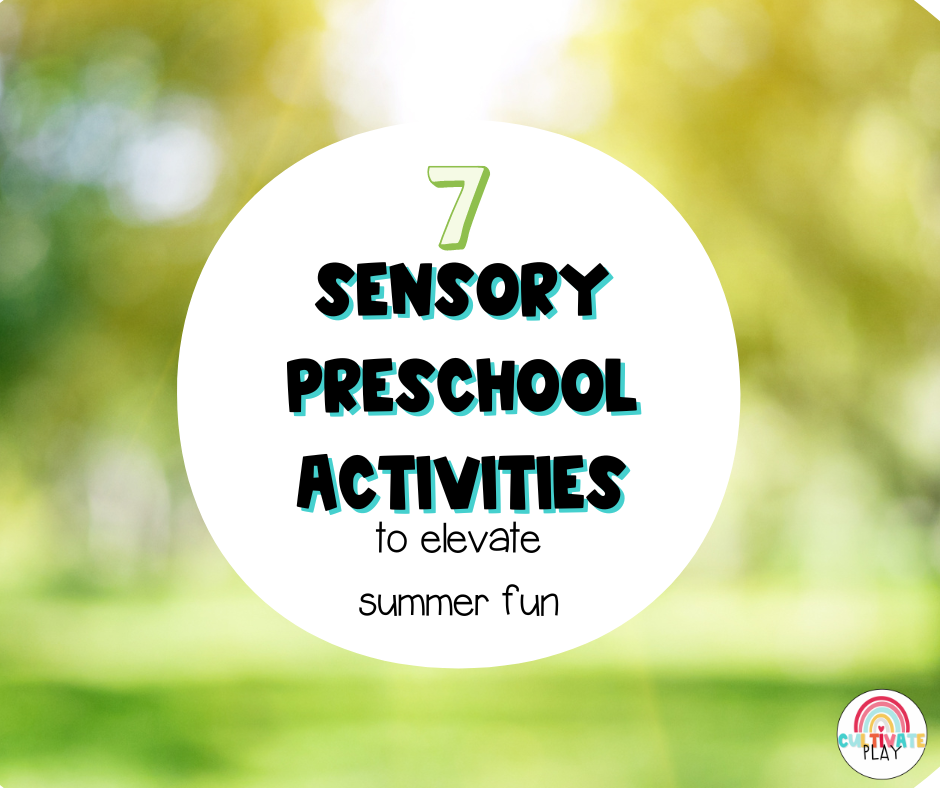 Sensory preschool activities 